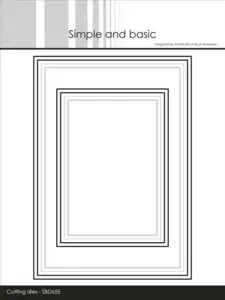 Simple and Basic dies "A6/A7 Frames with elegant edges" SBD655