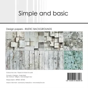 Simple and Basic Design Papers "RUSTIC BACKGROUNDS" SBP565