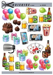 3D ark Quickies Forskellige små motiver