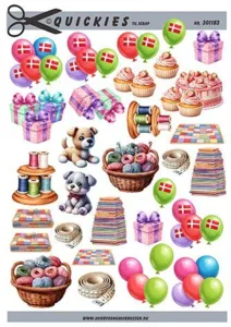 3D ark Quickies Forskellige små motiver