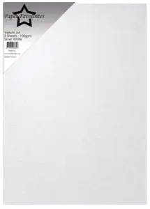 Paper Favourites Vellum Paper "Silver White" PFSS912