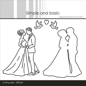 Simple and Basic dies "Wedding couple" SBD667