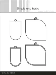 Simple and Basic dies "Decorative tags and frames" SBD668