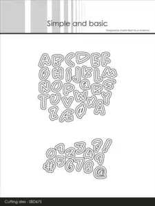 Simple and Basic dies "Alphabet and numbers - Mini" SBD675