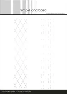 Simple and Basic Press Plate “Background Strips" SBH038