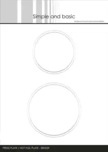 Simple and Basic Press Plate “Circles" SBH039