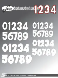 BY Lene Dies "Numbers" BLD1862