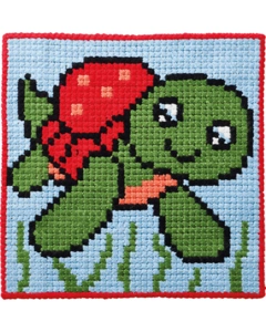 Børnestramaj skildpadde, 25x25cm