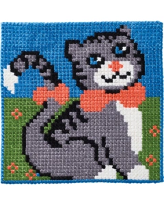 Børnestramaj Kat, 25x25cm