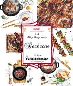 Felicita Design Toppers 9x9cm 18stk 200g Barbecue