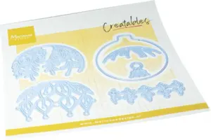 Marianne Design dies "Christmas baubles (round)" LR0967 udsolgt
