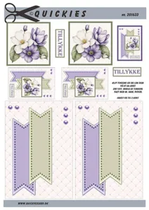 3D ark Quickies Blomster buket