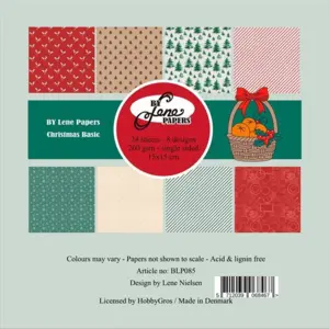 BY Lene Paperpad "Christmas Basic" BLP085