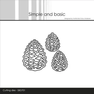 Simple and Basic dies "Small chubby pine cones" SBD701
