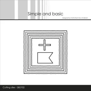 Simple and Basic dies "3 x 3 inch basics - Old paper" SBD702