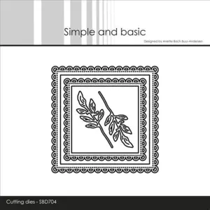 Simple and Basic dies "3 x 3 inch basics - Scallop" SBD704