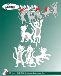 BY Lene Dies "Christmas Cats" BLD1886