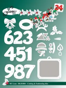 BY Lene Dies "Christmas Numbers" BLD1884