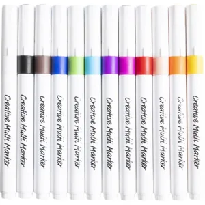Kreativ Multi Tusch 12stk. streg 4mm, ass. farver