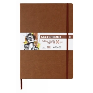 SKETCHBOOK A4 80SH 140G TERRACOTTA / brun