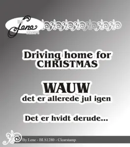 BY Lene Clearstamp "Danske tekster" BLS1280