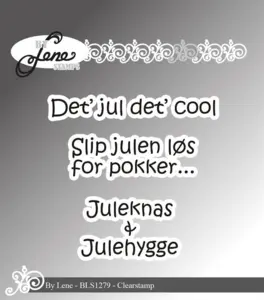BY Lene Clearstamp "Danske tekster" BLS1279