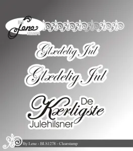 BY Lene Clearstamp "Danske tekster" BLS1278