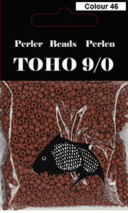 TOHO-perler brun 46