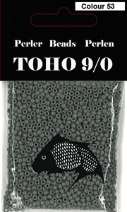 TOHO-perler grå 53