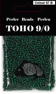 TOHO-perler grøn 67B