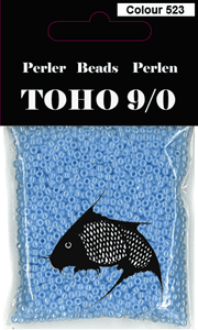 TOHO-perler l.blå 523