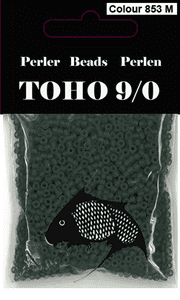 TOHO-perler grå 853M