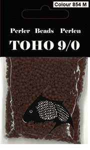 TOHO-perler brun 854M