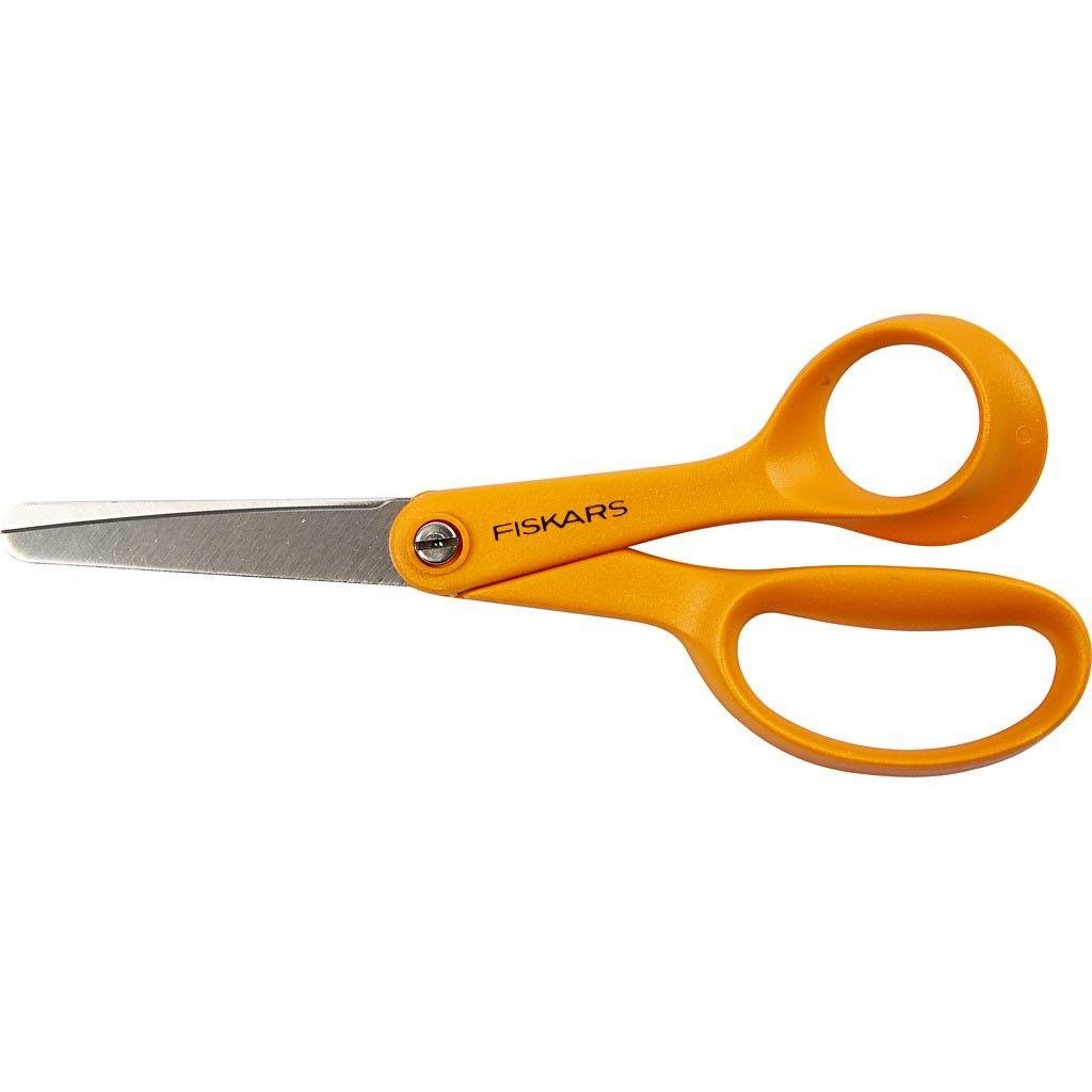 Højrehåndssaks orange Classic juniorsaks 14 cm