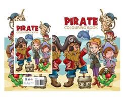 Malebog A4 Pirate 1, 16sider