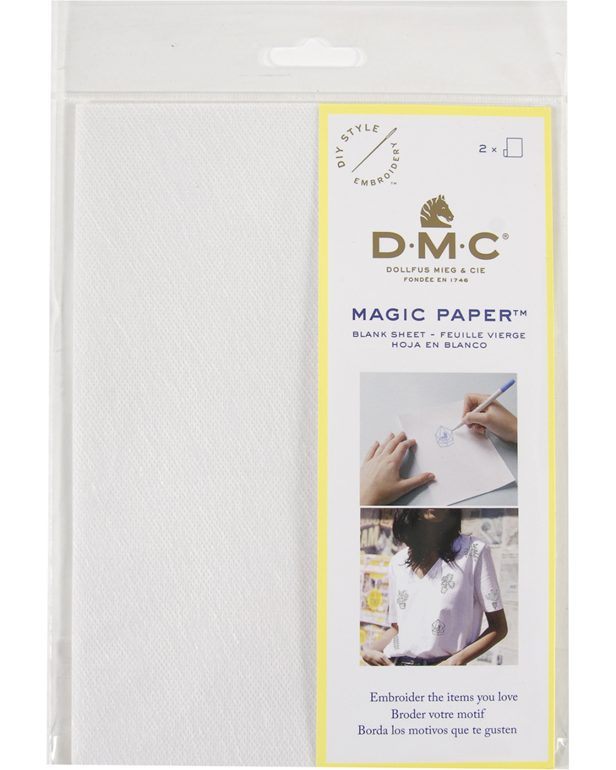 DMC Magic Paper A5, PACK OF BLANK Magic SHEET X2