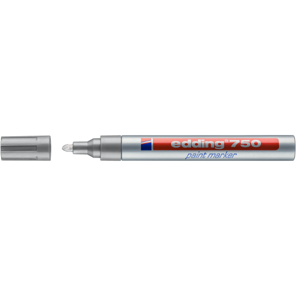 EDDING 750 Paint marker sølv 2-4mm